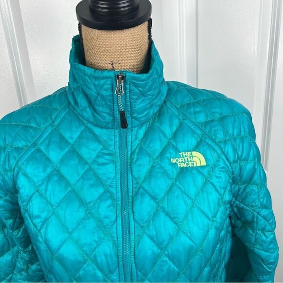 Sz M The North Face Teal Thermoball Full Zip Jacket $230 MSRP - Picture 4 of 16